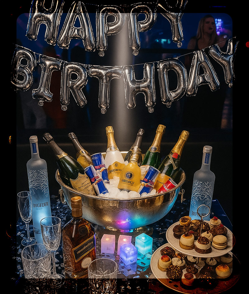 Platinum birthday setup